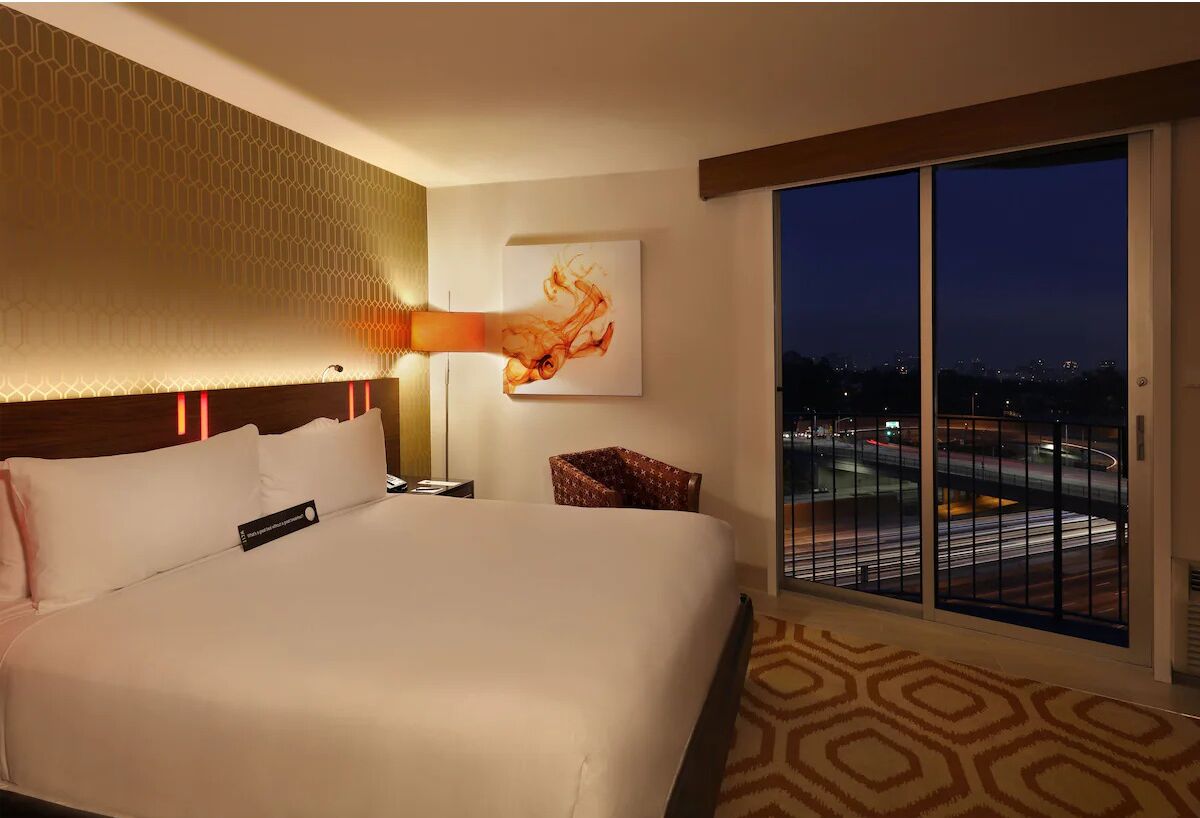 Modern Hotel w/ Quirky Design, Rooftop Dining, and Stunning LA Skyline Views