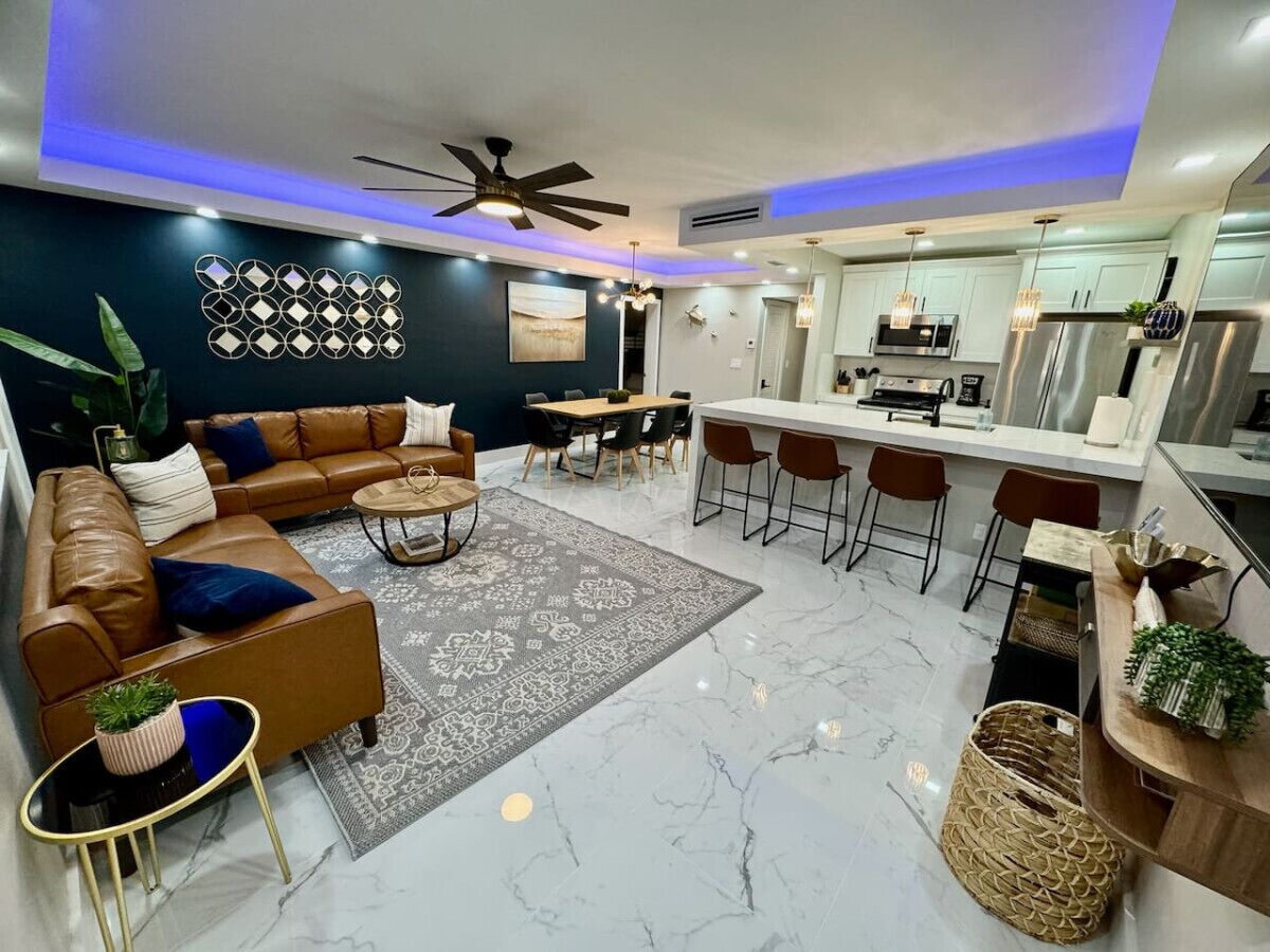 3Bd/2Ba. 1 Block from the beach! Newly renovated