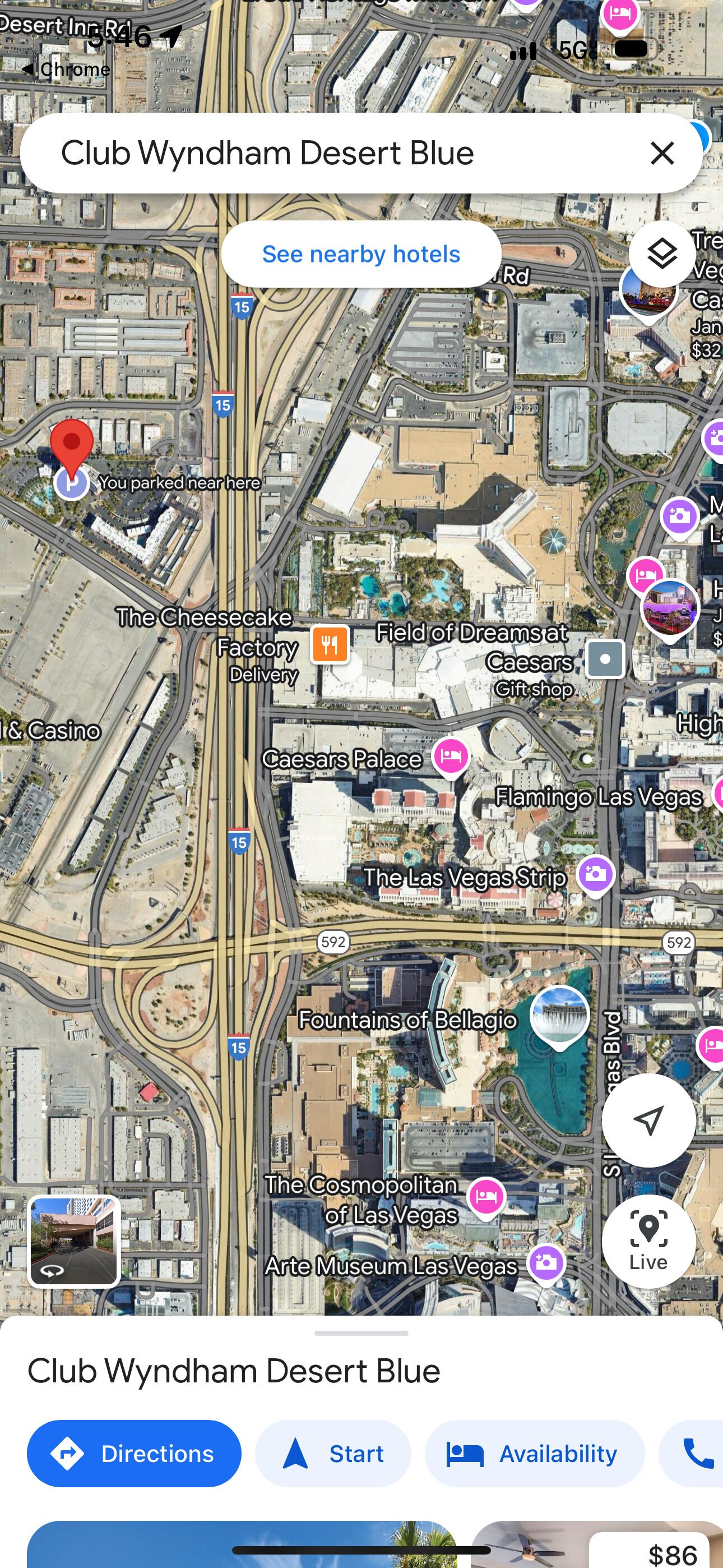 1-Bedroom Presidential during F1 Grand Prix in Las Vegas