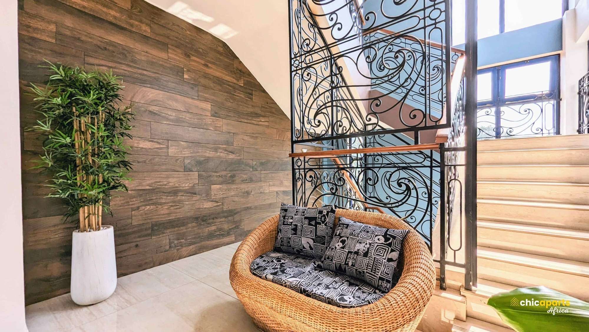 chic apart with parking and great view