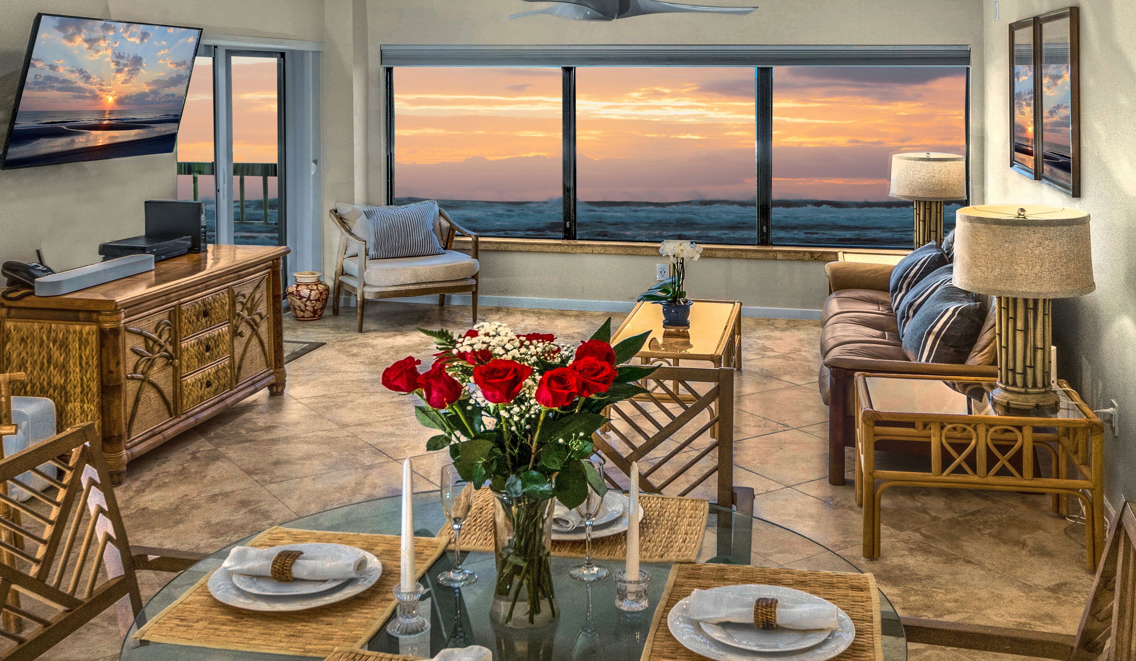 Oceanfront Condo - Ocean Views from All rooms, Pools, Tennis, Bike, next to Ritz