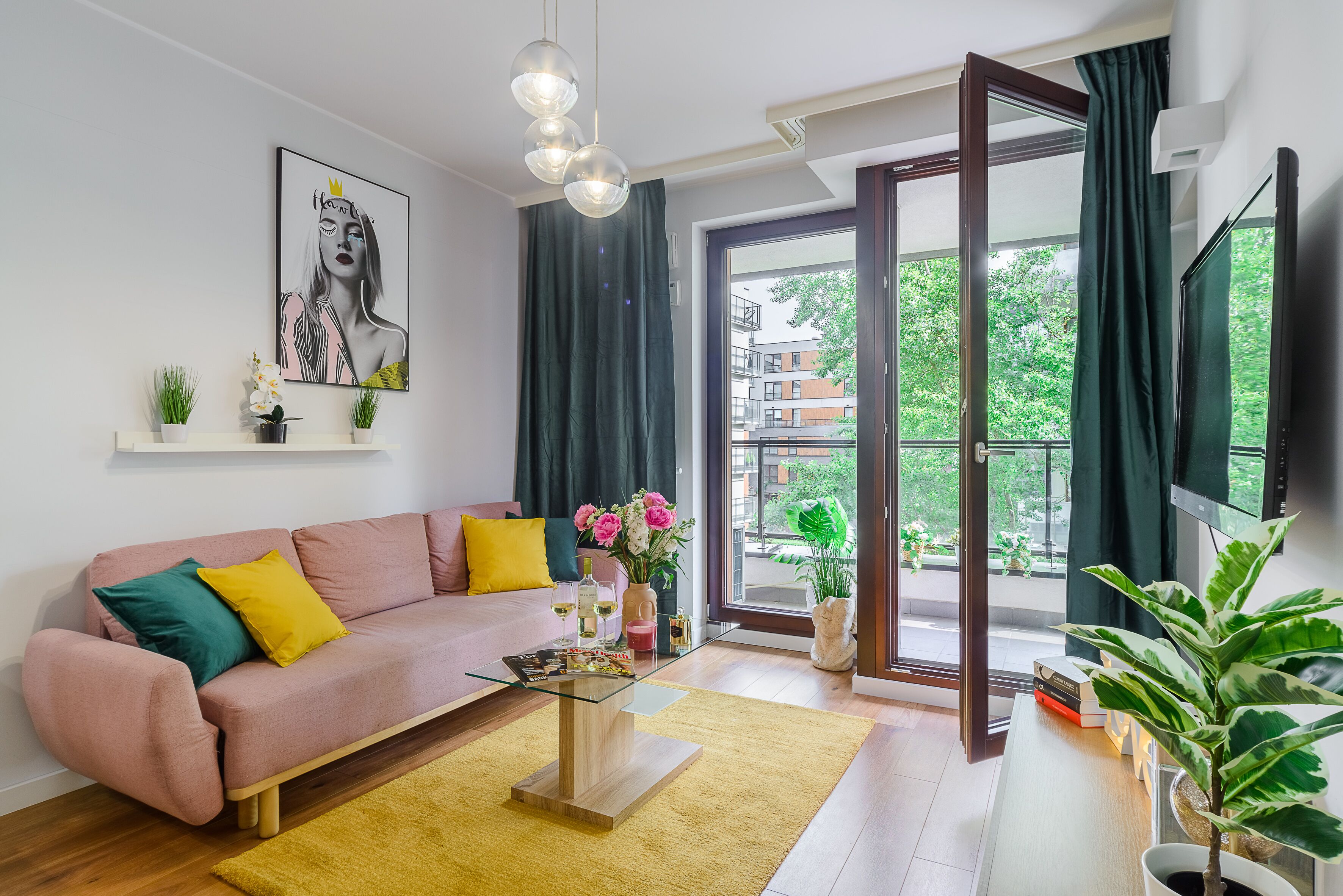 Lumina apartment with balcony Warsaw